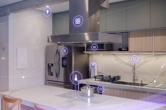 Connected smart home interior